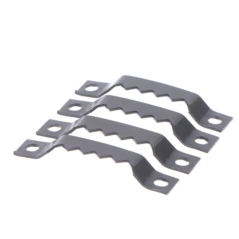 100/200 peças ganchos para moldura de fotos, pretos, dourados, sem pregos, dente de serra, cabides para fotos, parede, pintura a óleo, espelho, ganchos dente de serra