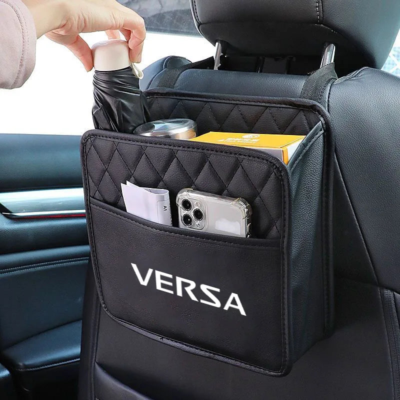 Organizador de bolsa de porta-malas para carro, arrumação, proteção para automóvel, acessórios para carro Nissan Versa, acessórios portáteis