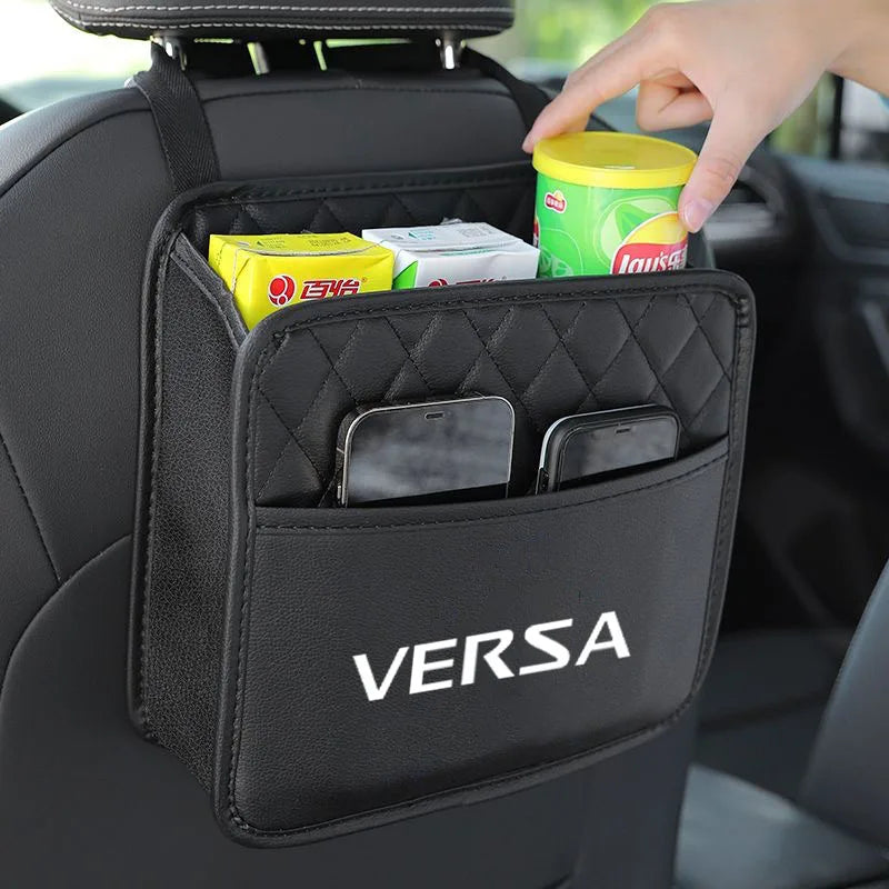 Organizador de bolsa de porta-malas para carro, arrumação, proteção para automóvel, acessórios para carro Nissan Versa, acessórios portáteis