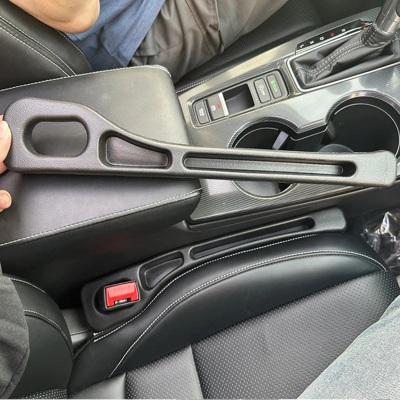 Tira de preenchimento de costura lateral para assento de carro, tira de preenchimento à prova de vazamento para todos os modelos de carro, suporte para carteira e telefone, acessórios para carro