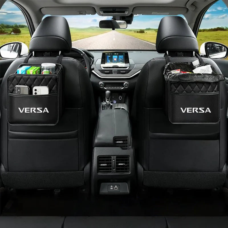 Organizador de bolsa de porta-malas para carro, arrumação, proteção para automóvel, acessórios para carro Nissan Versa, acessórios portáteis