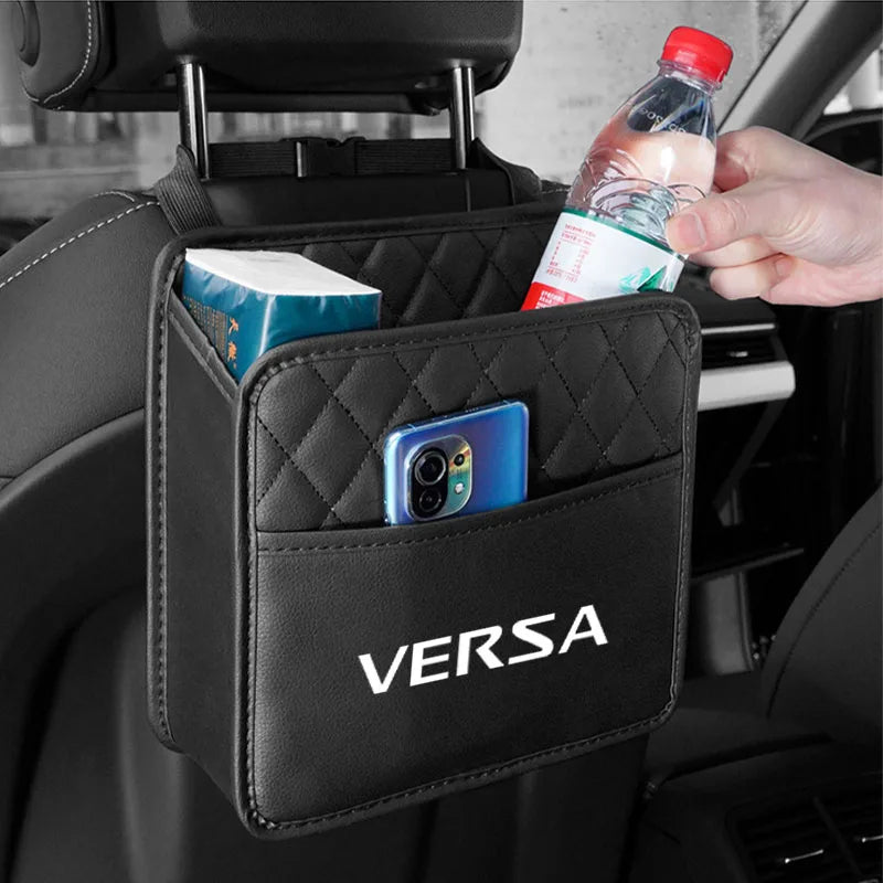 Organizador de bolsa de porta-malas para carro, arrumação, proteção para automóvel, acessórios para carro Nissan Versa, acessórios portáteis