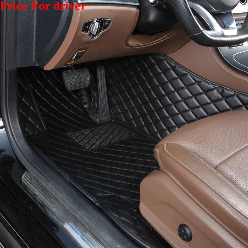 Tapetes automotivos 5D personalizados para Honda City 2008, 2010, 2012, 2014, 2013, 2016, 2018, 2019, acessórios automotivos de luxo Diamond Man