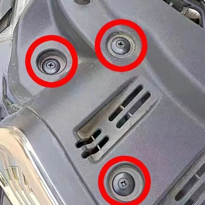 100 peças de rebites de plástico de 8 mm para fixação de para-choques de carro, rebites pretos, clipes de fixação de carro para Toyota Focus, Kia, Nissan, Yamaha
