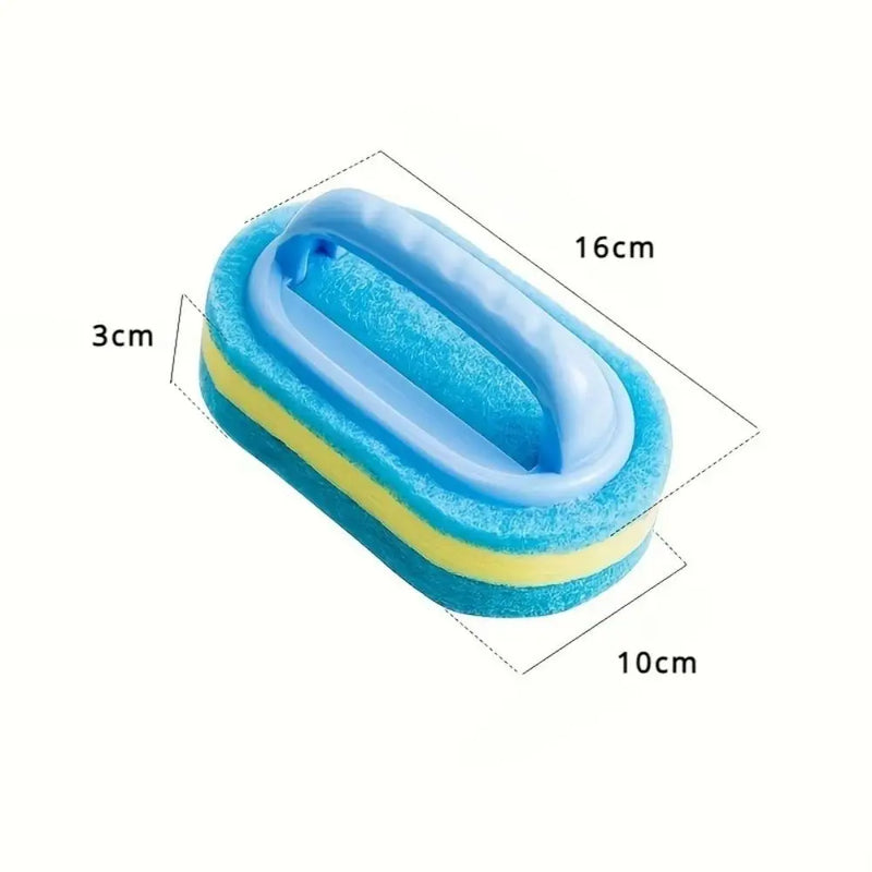 Escova de limpeza com cabo, esponja de cozinha, limpador espessante para azulejos de banheiro, removedor de manchas domésticas, ferramentas de limpeza