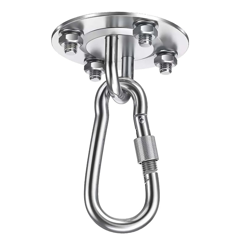 Suporte de suspensão de aço inoxidável para rede, suporte de teto, âncora, gancho para treinamento de academia, ioga aérea, balanço sexual, kit de suspensão